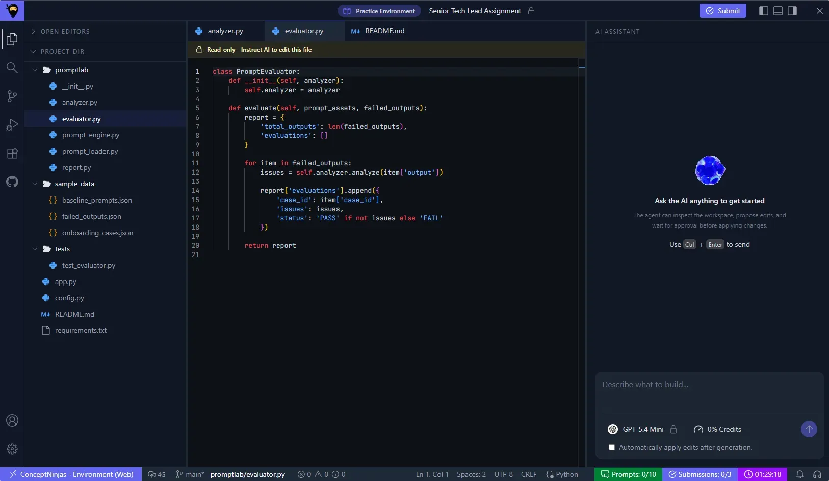 AI Lab product preview